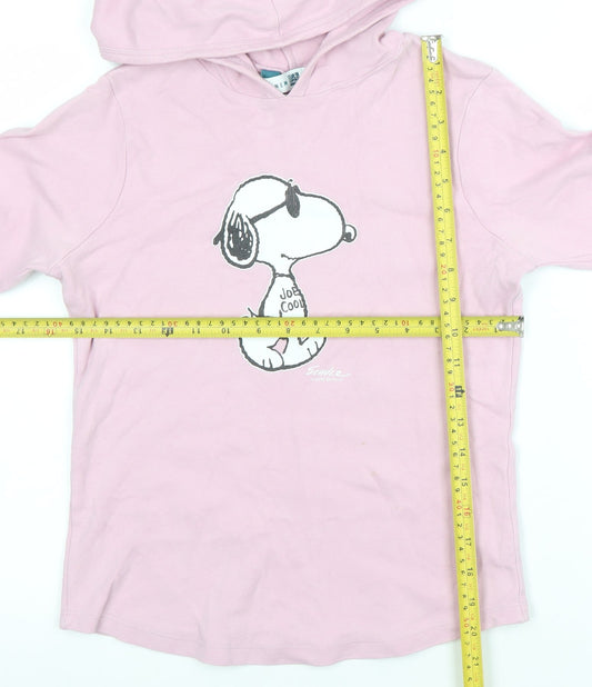 Girls UK Size 12 Years New Look Pink Pullover Hoodie