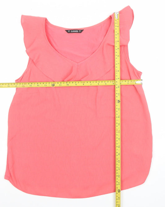 Womens UK Size S Dunnes Pink Tunic Blouse