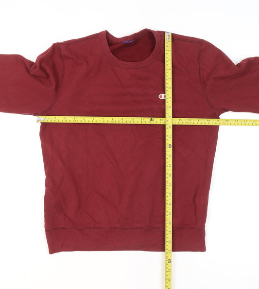 Mens UK Size S Champion Red Pullover Sweatshirt
