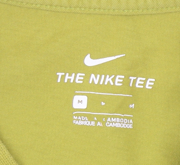 Mens UK Size M Nike Green T-Shirt