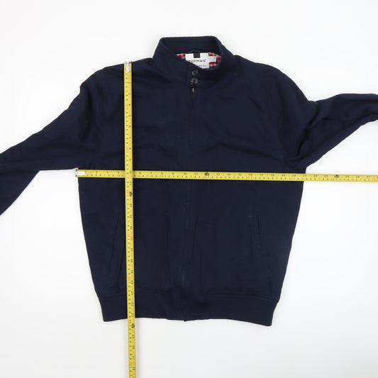 Mens UK Size S Topman Blue Bomber Jacket