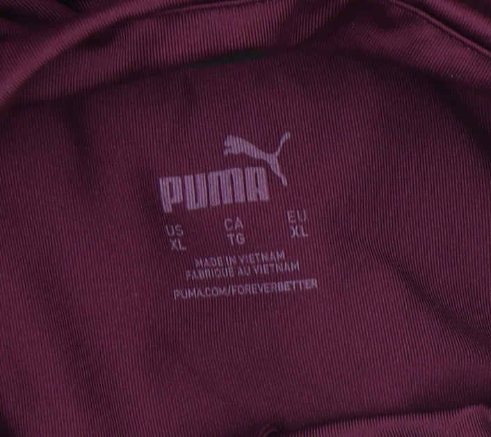 Womens UK Size XL PUMA Purple Pullover Sweatshirt