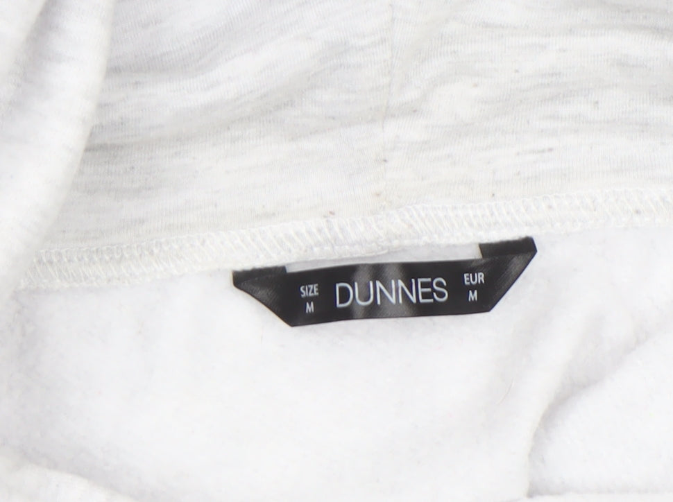 Womens UK Size M Dunnes Grey Full Zip Hoodie