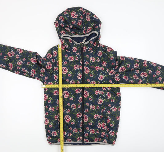 Girls UK Size 11-12 Years Regatta Blue Puffer Jacket