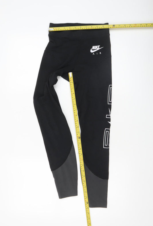 Womens UK Size XS Nike Slim Fit Leggings Black Leggings