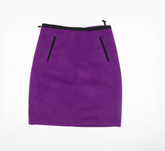 Womens UK Size 10 Marks and Spencer Straight & Pencil Twill Skirt