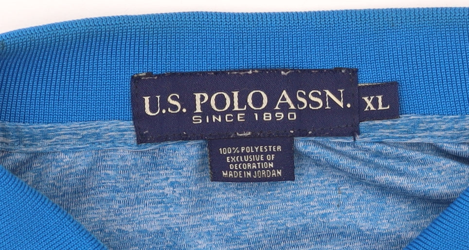 Mens UK Size XL U.S. Polo Assn. Polyester Polo Shirt
