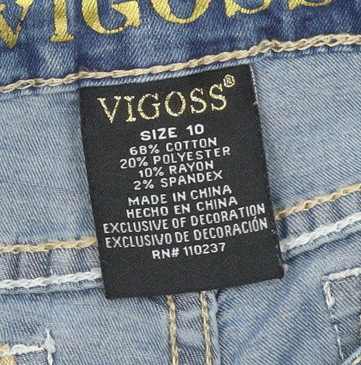 Teenss UK Size 10 VIGOSS Slim Fit Skinny Blue Jeans