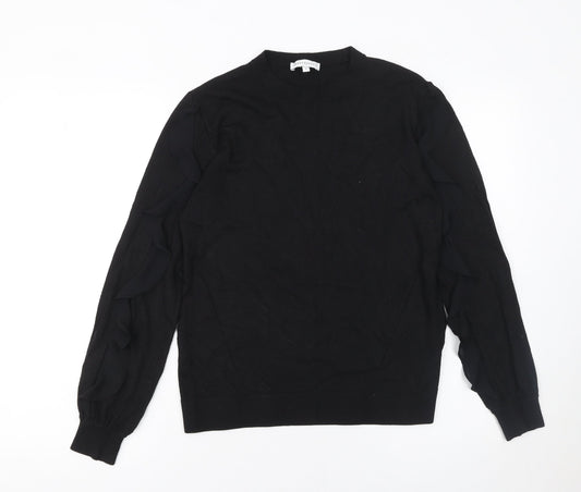 Womens UK Size 10 Warehouse Black Pullover Jumper