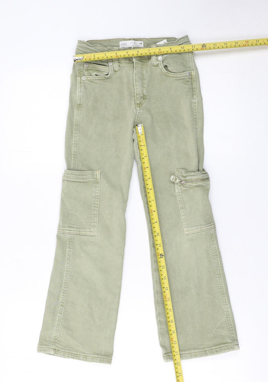 Girls UK Size 8 Years Zara Regular Fit Straight Jeans