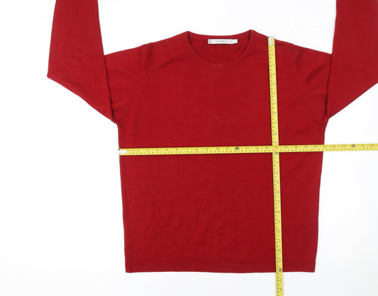 Womens UK Size 1820 EWM Red Pullover Jumper