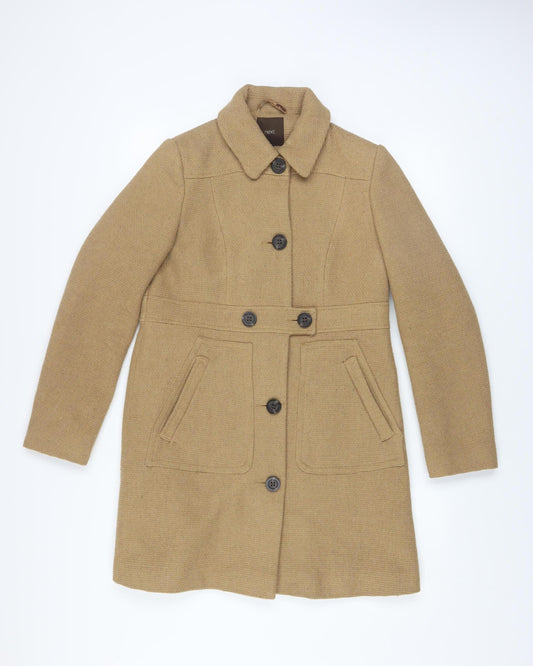Womens UK Size 8 NEXT Beige Overcoat
