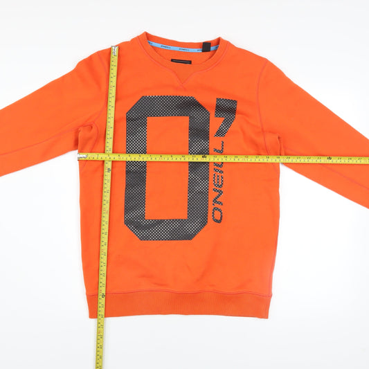 Mens UK Size M O'Neill Orange Pullover Sweatshirt