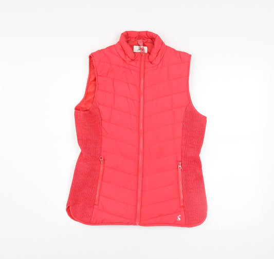 Womens UK Size 12 Joules Pink Puffer Jacket