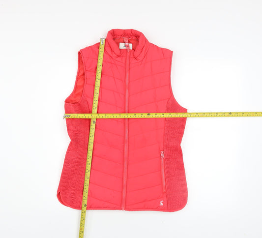 Womens UK Size 12 Joules Pink Puffer Jacket