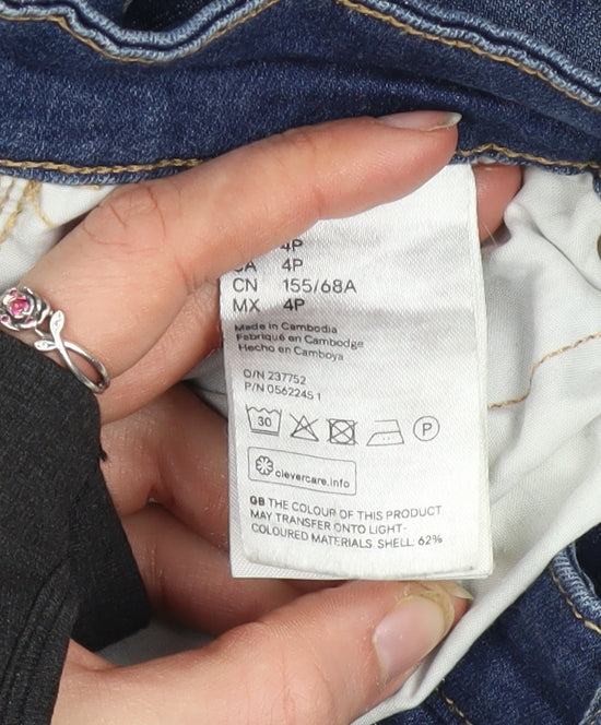 Womens UK Size 8 H&M Relaxed Fit Boyfriend Blue Jeans