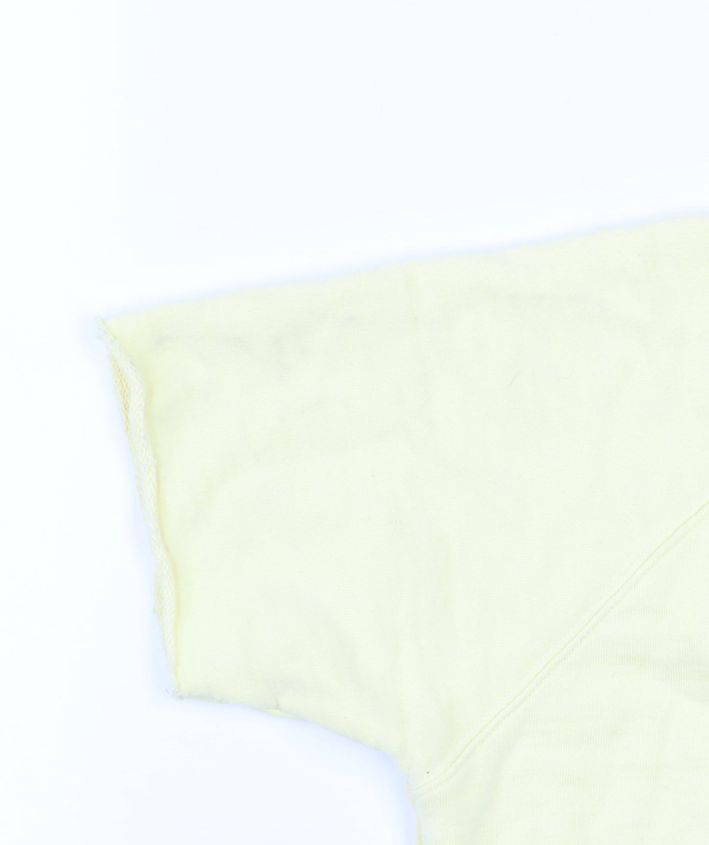 Womens UK Size 8 Topshop Yellow Basic T-Shirt