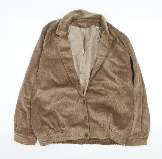 Womens UK Size 14 Viyella Brown Basic Jacket