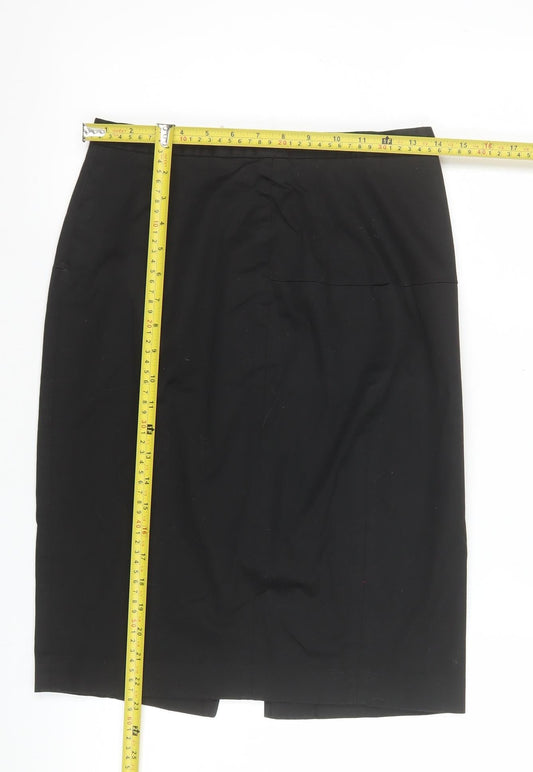 Womens UK Size 10 French Connection Straight & Pencil Twill Skirt