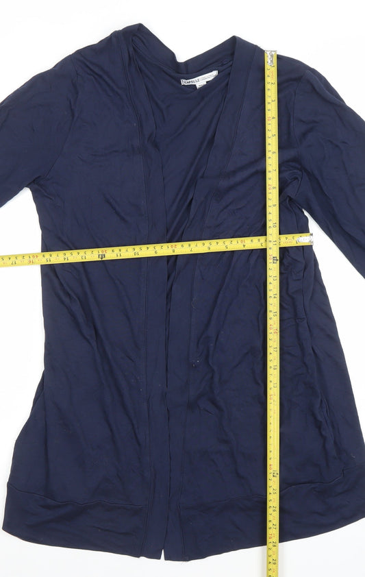 Womens UK Size 14 Capsule Blue Cardigan Jumper
