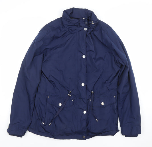 Womens UK Size 10 Dunnes Blue Parka Coat