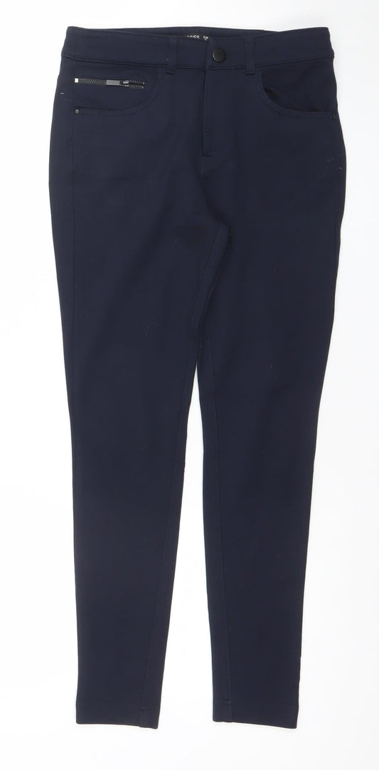 Womens UK Size 8 Dunnes Stores Slim Fit Jegging Blue Trousers