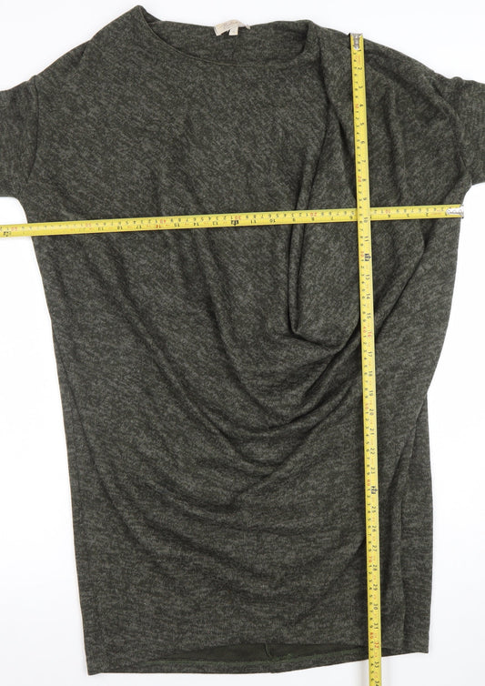 Womens UK Size S Bella Italia Grey Tunic Jumper