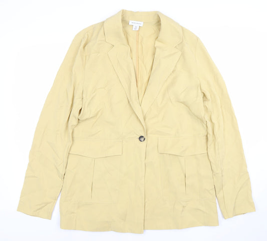 Womens UK Size 10 Warehouse Beige Basic Jacket