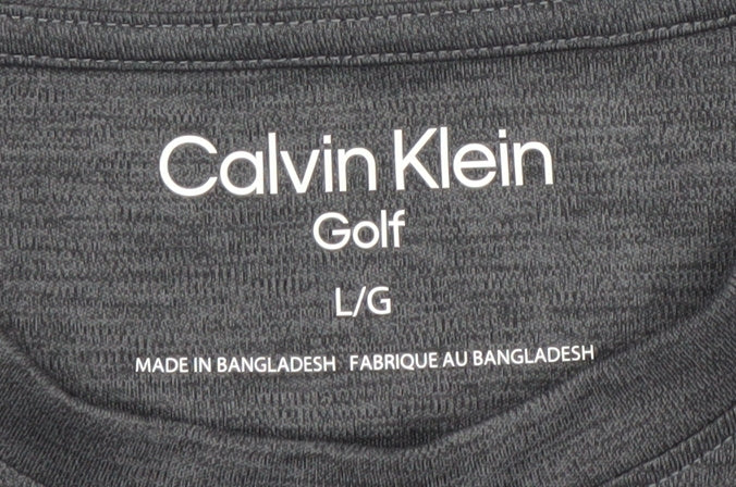 Mens UK Size L Calvin Klein Grey Golf T-Shirt