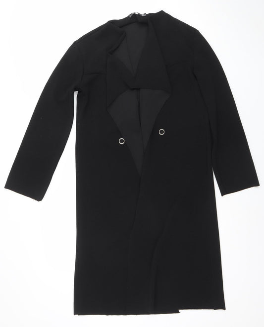 Womens UK Size 6 Boohoo Black Basic Jacket
