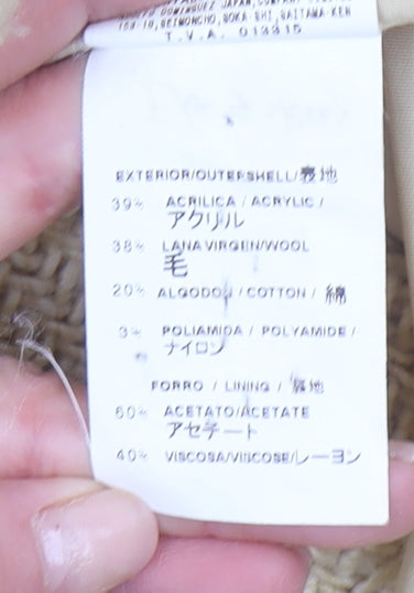 Womens UK Size 18 Adolfo Dominguez Regular Beige Suit Jacket