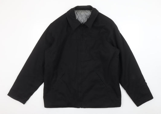 Mens UK Size L BHS Black Basic Jacket