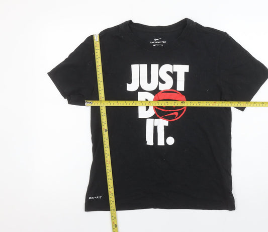 Mens UK Size S Nike Black T-Shirt