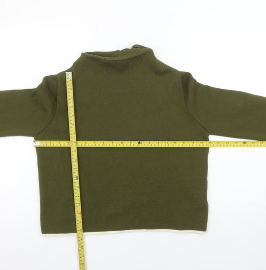 Womens UK Size 8 Topshop Green Pullover Jumper