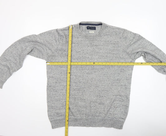 Mens UK Size XL JACK & JONES Grey Pullover Jumper
