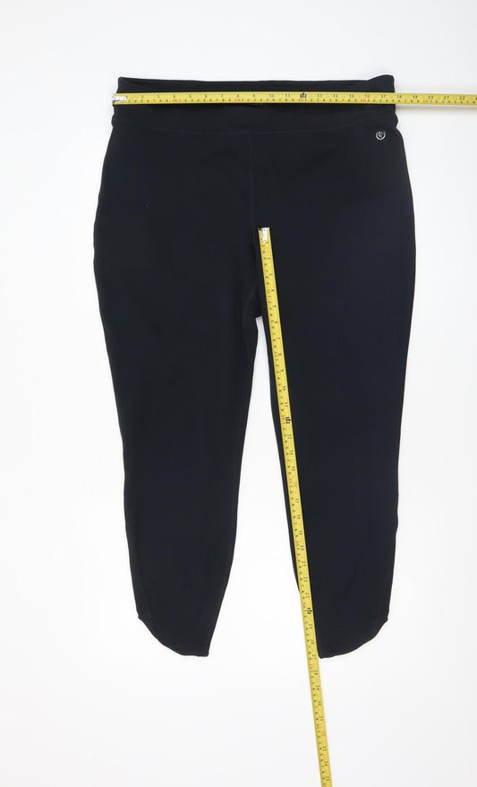 Womens UK Size XL Dunnes Stores Slim Fit Leggings Black Leggings