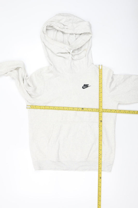 Womens UK Size S Nike Beige Pullover Hoodie