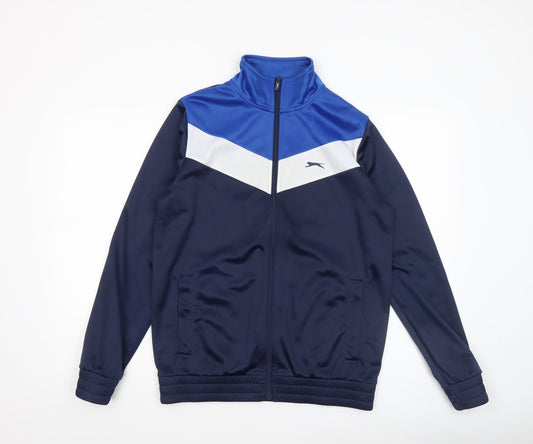 Mens UK Size S Slazenger Blue Basic Jacket