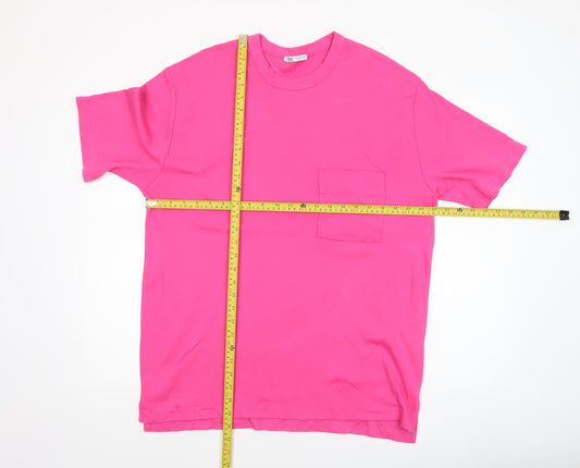 Mens UK Size XL Zara Pink T-Shirt