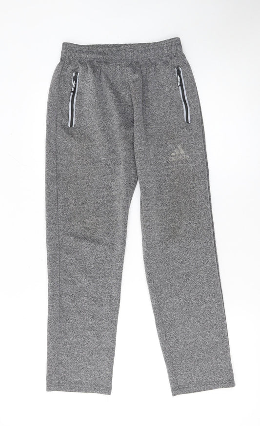 Boys UK Size XL adidas Regular Fit Jogger Grey Trousers