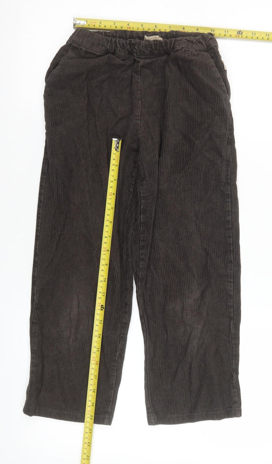 Boys UK Size 8 Years Wheat Regular Fit Chino Brown Trousers