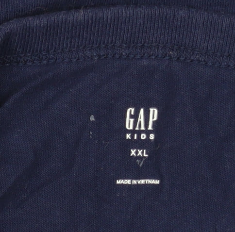 Boys UK Size XL Gap Blue Basic T-Shirt