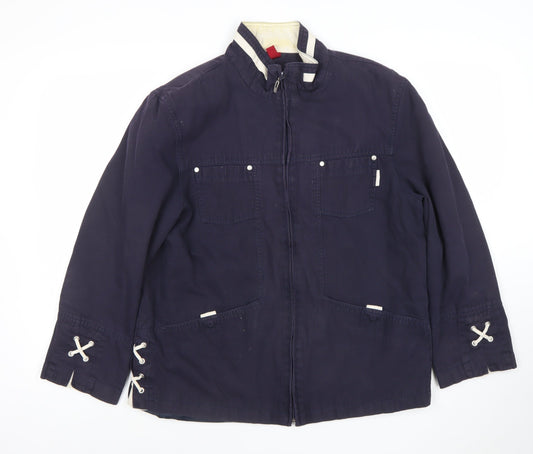 Mens UK Size L Steilmann Blue Basic Jacket