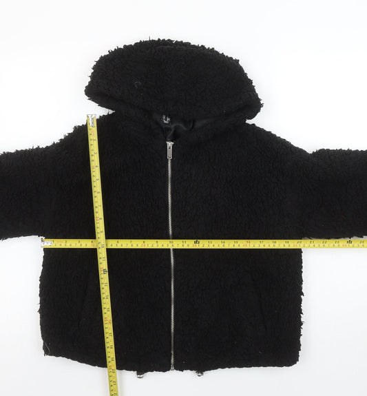 Womens UK Size 8 New Look Black Puffer Jacket