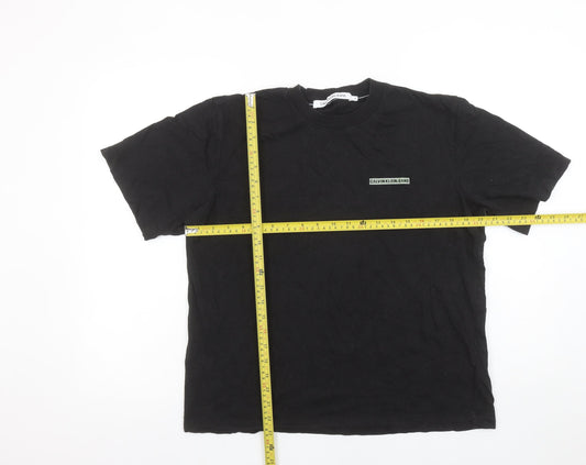 Mens UK Size M Calvin Klein Jeans Black T-Shirt