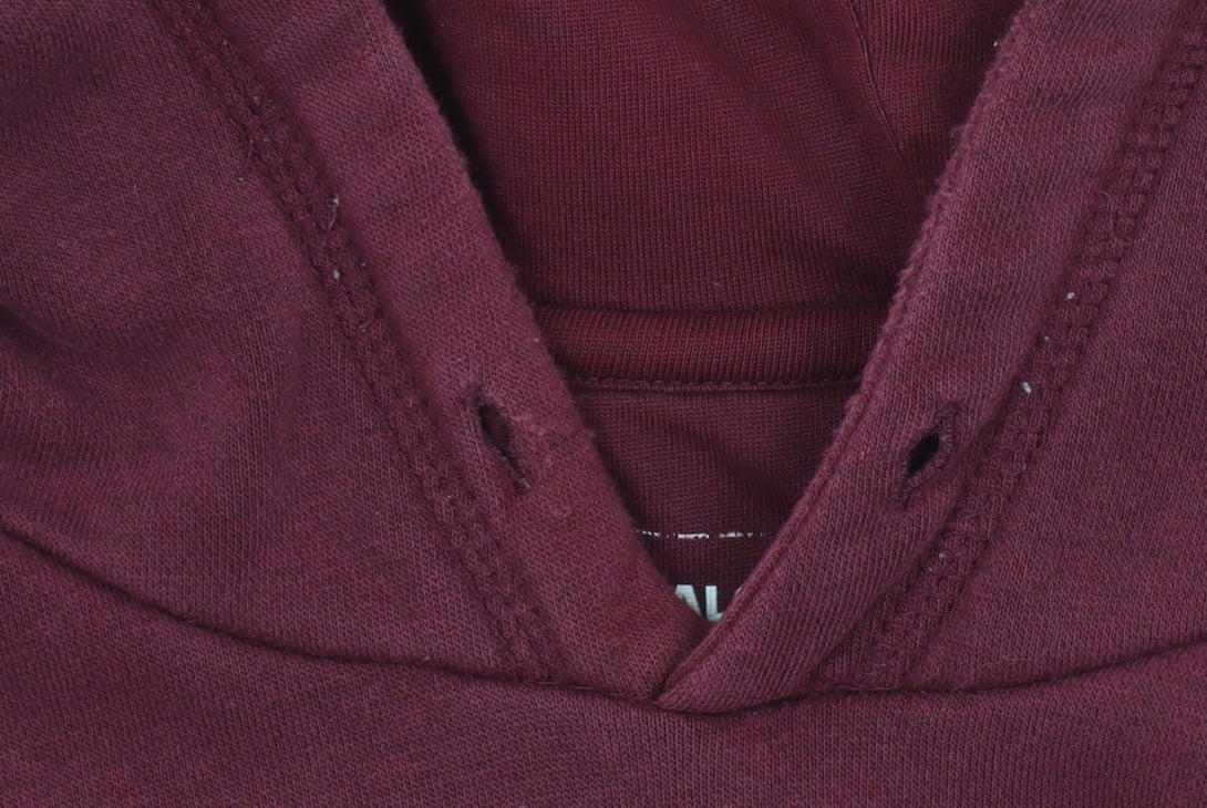Womens UK Size XL adidas Red Pullover Hoodie