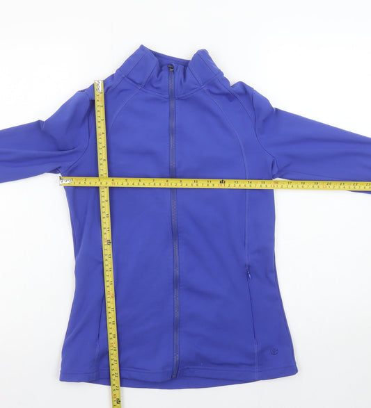 Womens UK Size S Dunnes Stores Blue Full Zip Sweatshirt