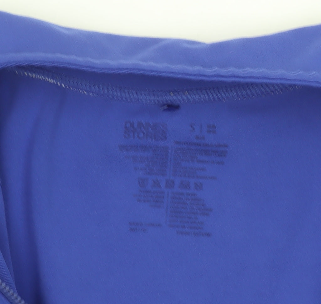 Womens UK Size S Dunnes Stores Blue Full Zip Sweatshirt
