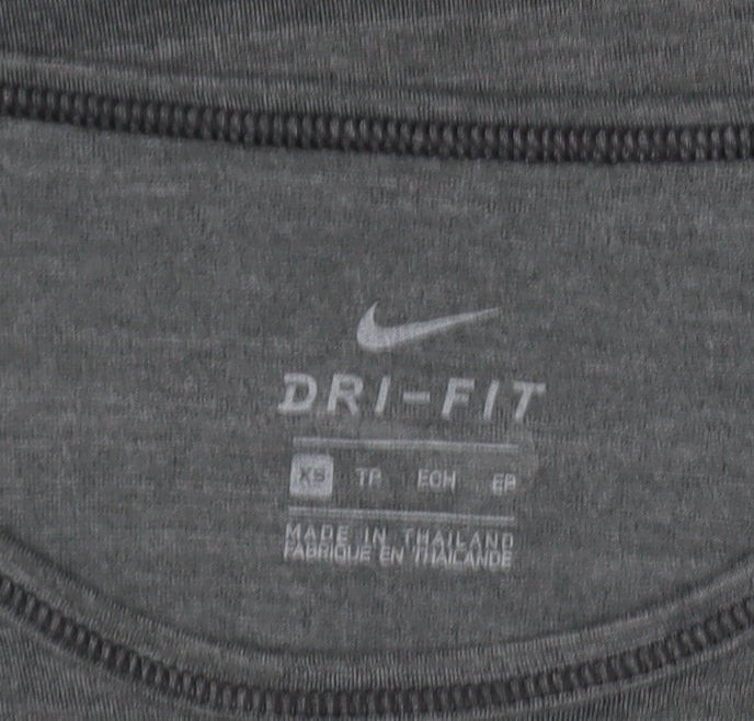 Womens UK Size XS Nike Grey Basic T-Shirt