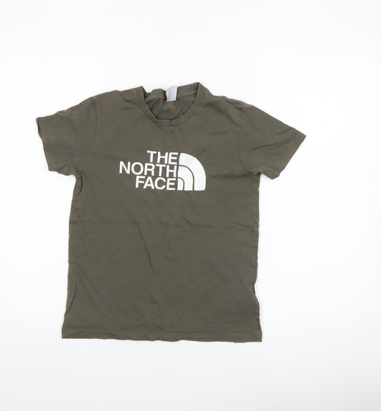Boys UK Size M The North Face Green Basic T-Shirt